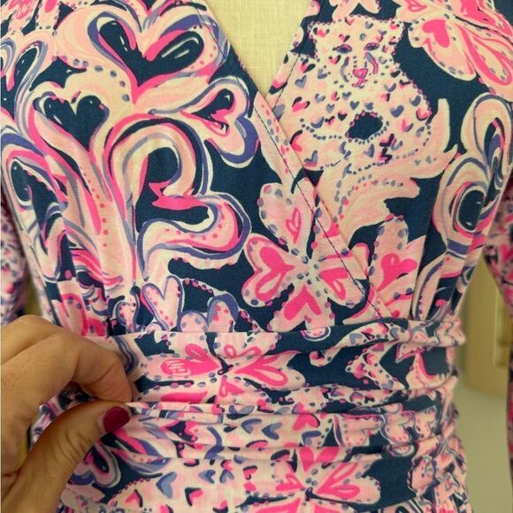 LILLY PULITZER Nichola Long Sleeve Maxi Dress in Love You Bunches Size Small - Picture 4 of 14